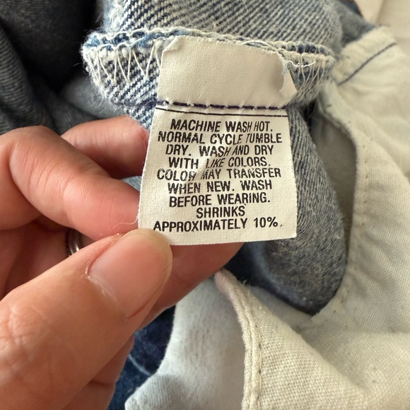 Vintage Levis 501s jeans.